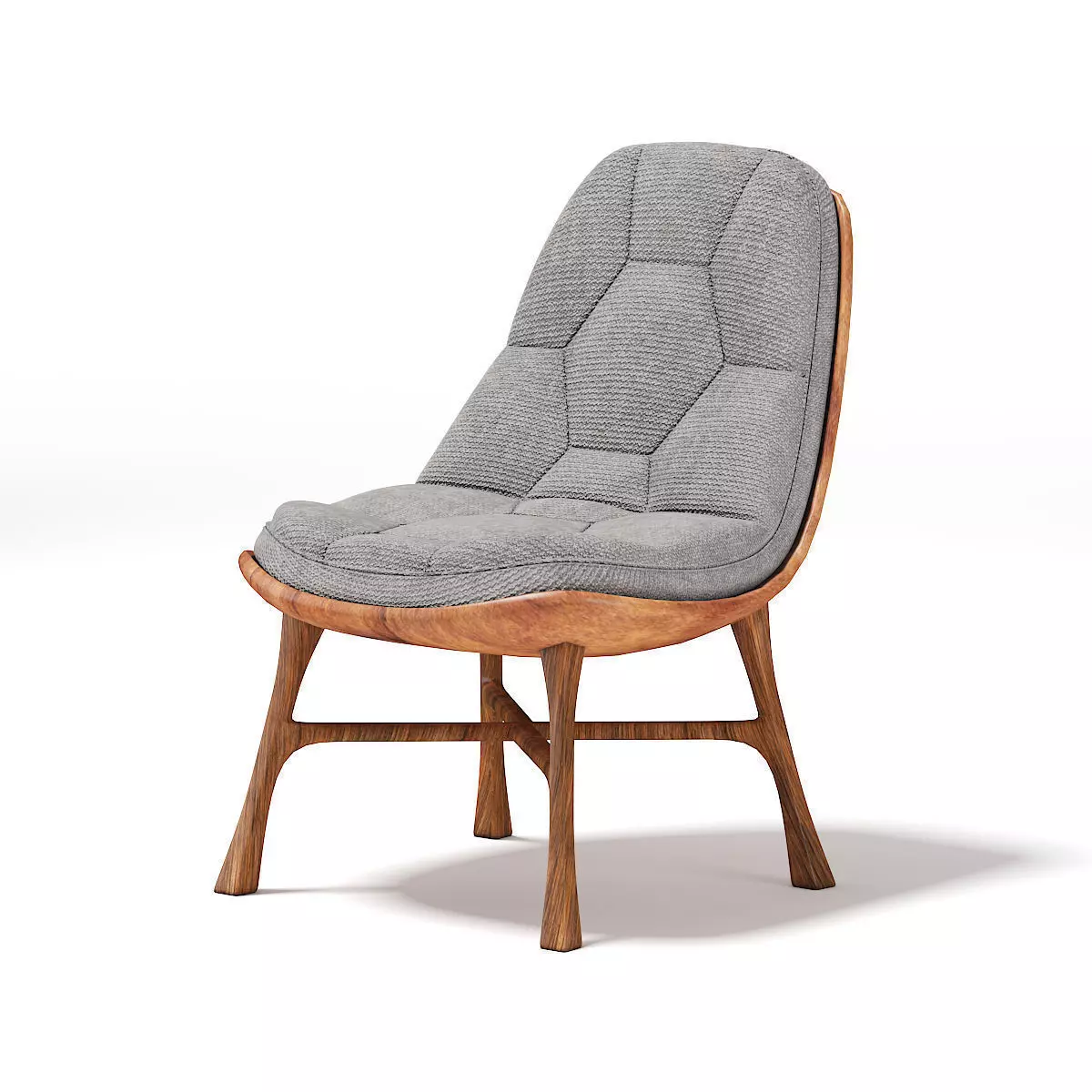 Wooden Chair 3D model_0