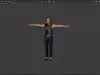 Rigged Asian Male Character Stylish Fighter Dancer 3D model | CGTrader