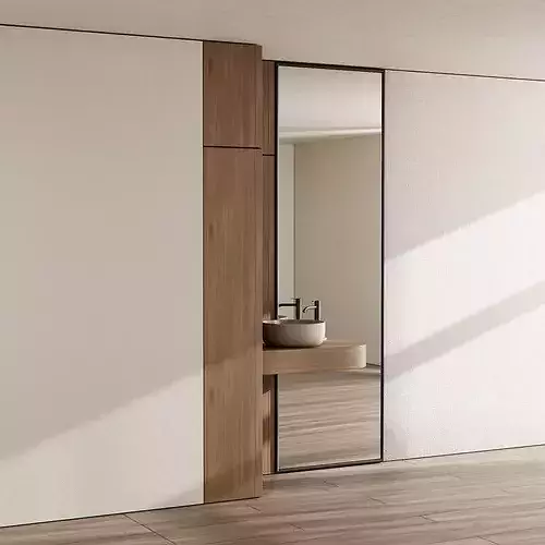 Bathroom furniture by Fauset Bathroom 228 corona  Low-poly 3D model 7