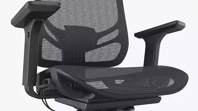 Office Chair 8K PBR Textures Low-poly 3D model 3