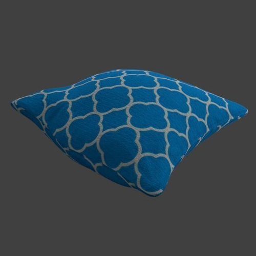 Pillow - Blue Octogons Free low-poly 3D model