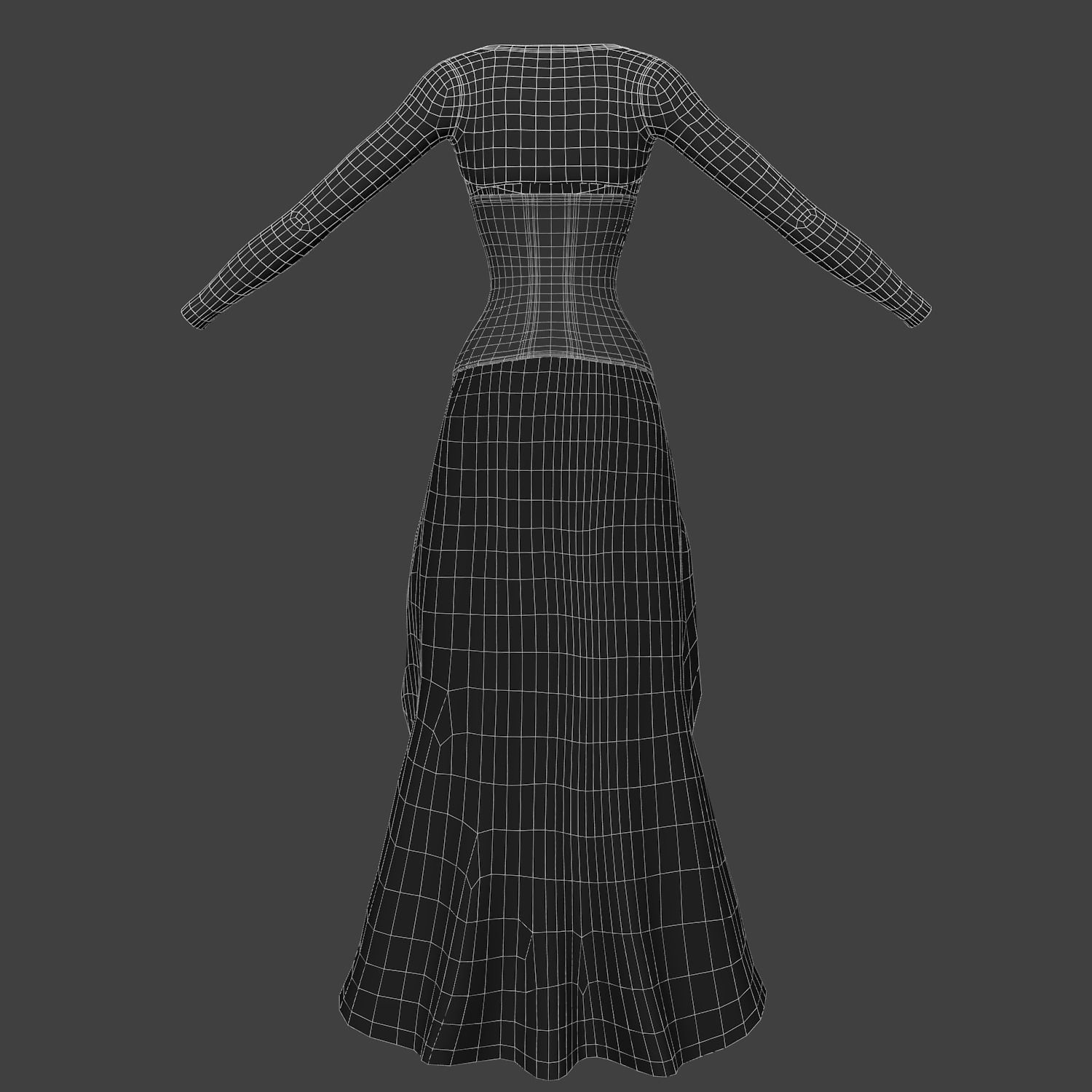 Steampunk Female 3D model_18