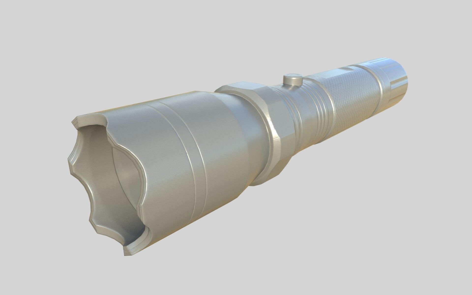 Taser Police FlashLight PBR Low-poly 3D model_9