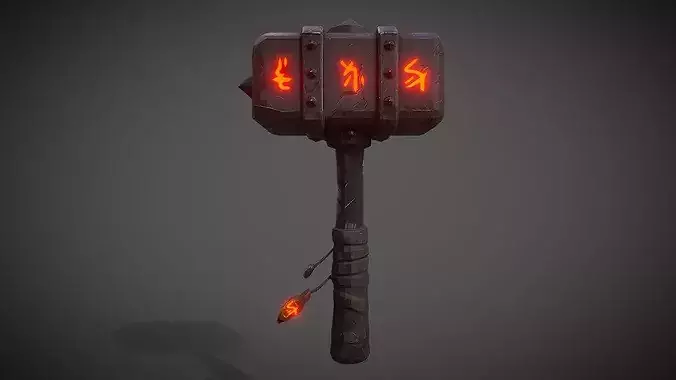 Stylized Rune Hammer
