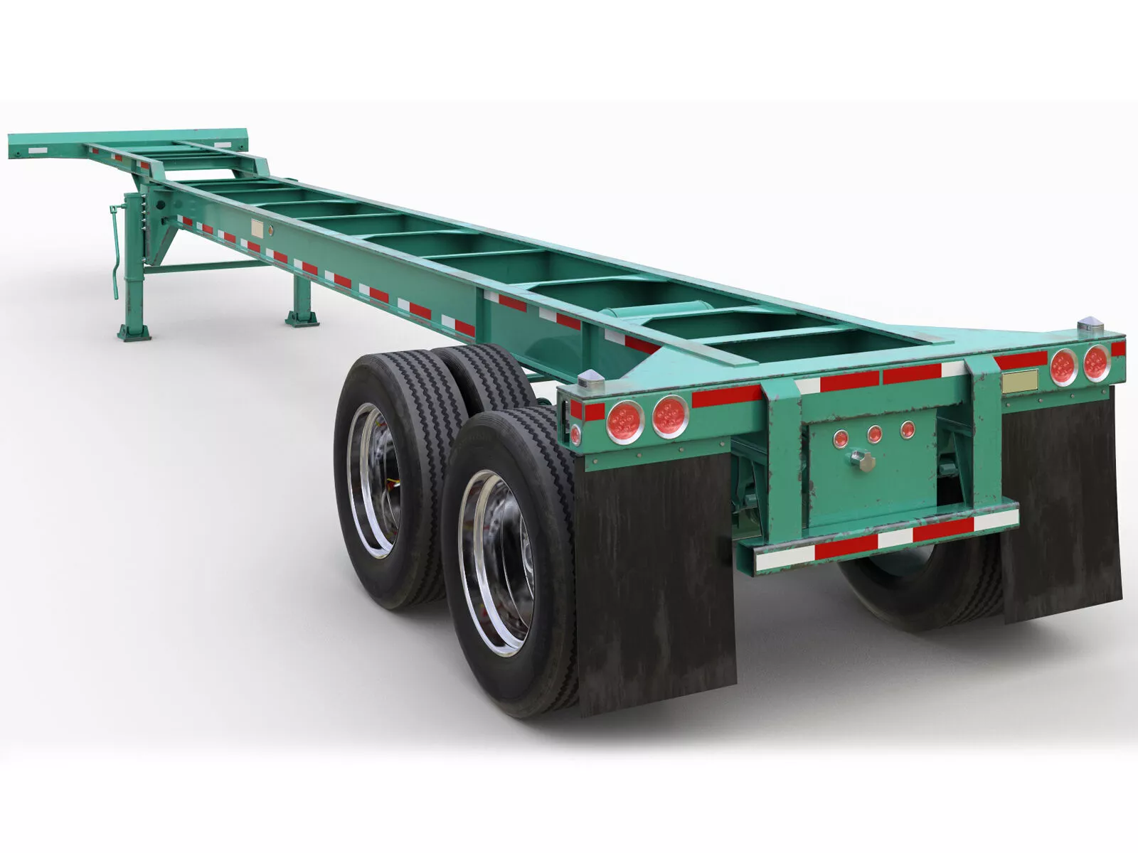 Trailer Container Chassis 3D model