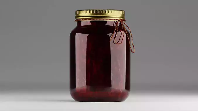 Jam Jar 3D model