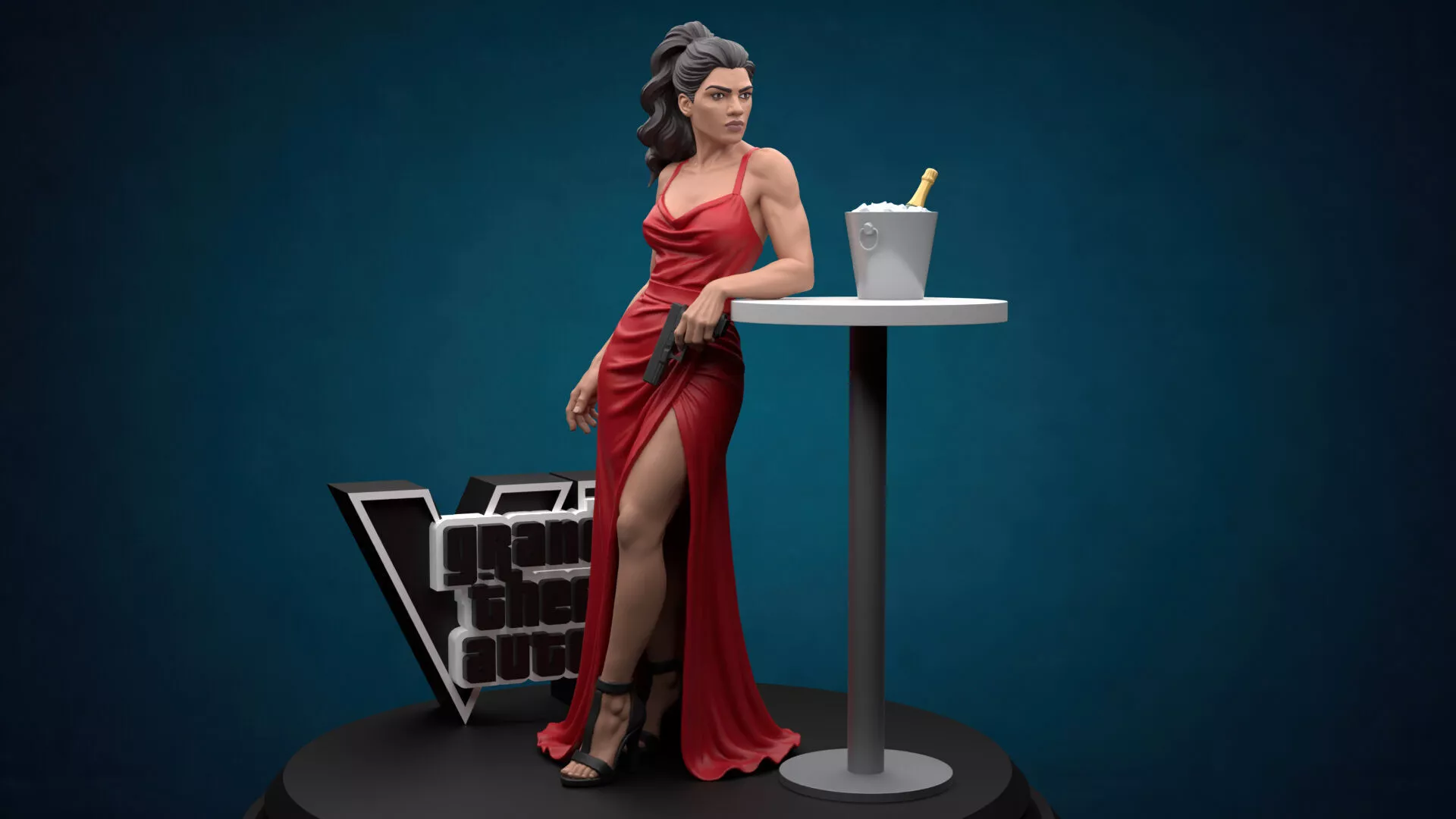 GTA 6 Lucia Caminos 3D Printable Figure 3D print model