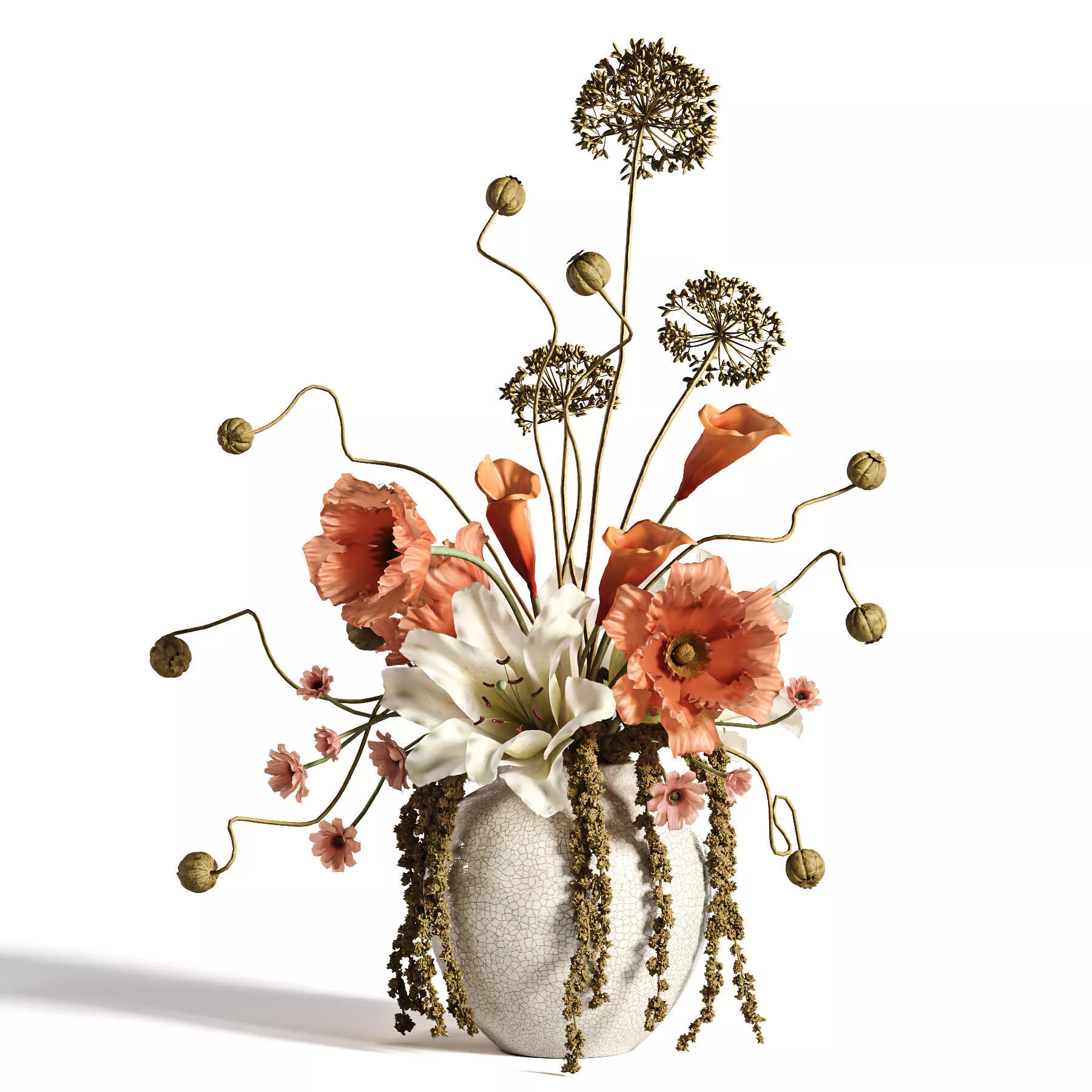 Terracotta Botanical Arrangement 59 3D model
