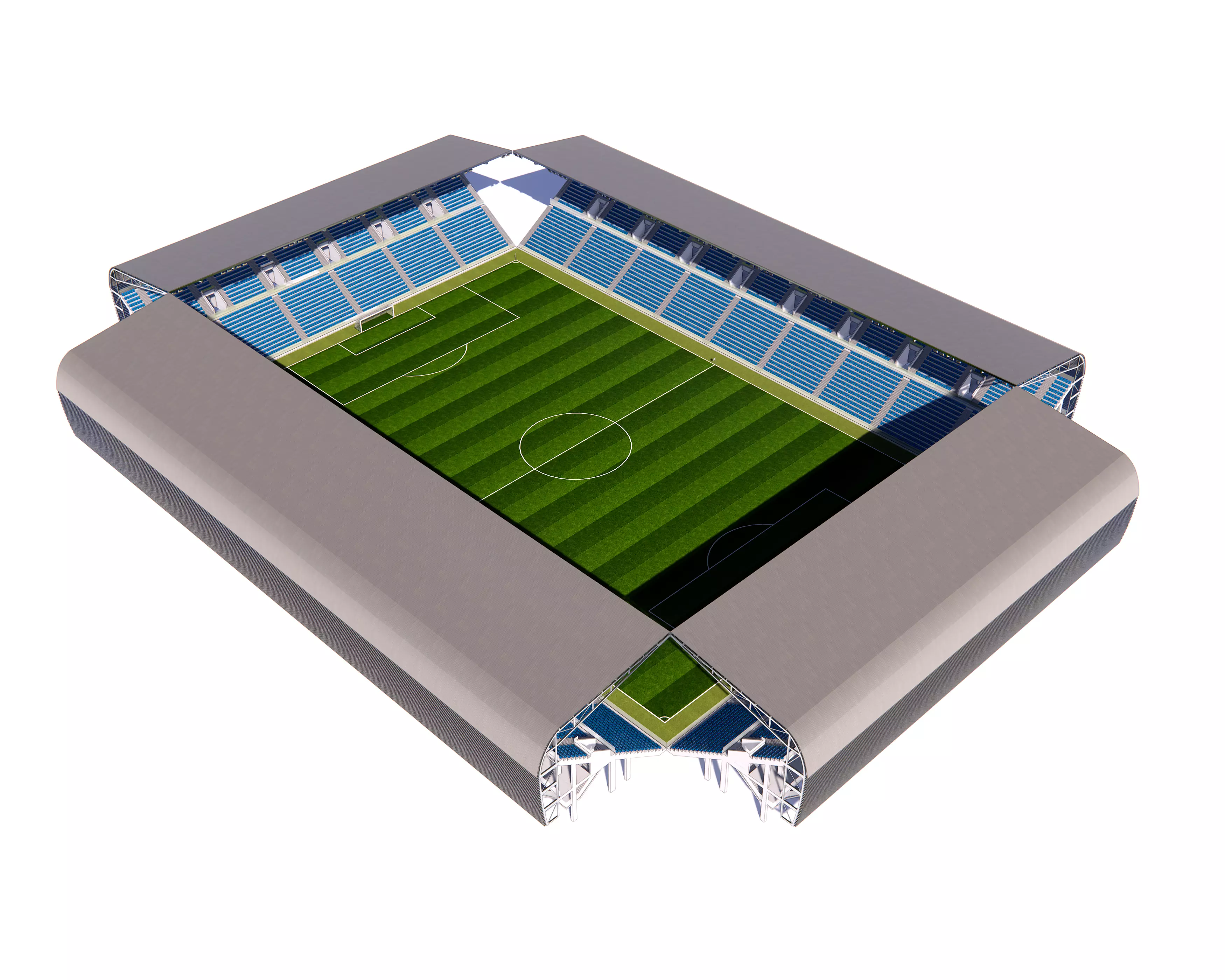 Football Arena Series 02 - Modern Stadium 3D model