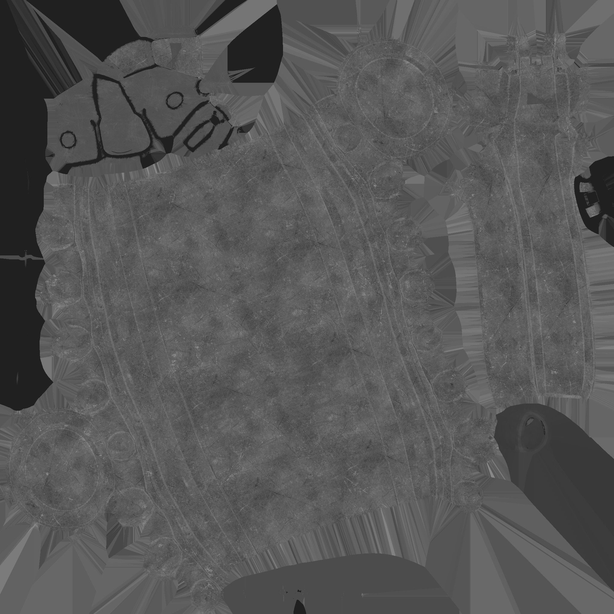 Flash Bang Grenade Low-poly 3D model_5