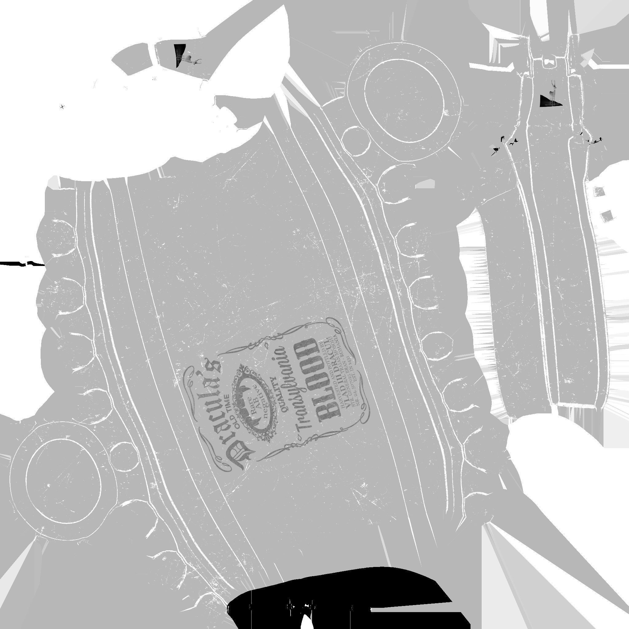 Flash Bang Grenade Low-poly 3D model_4