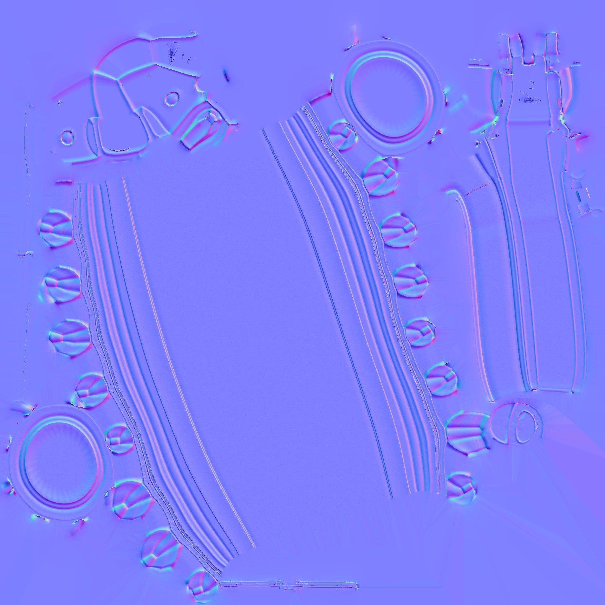 Flash Bang Grenade Low-poly 3D model_3