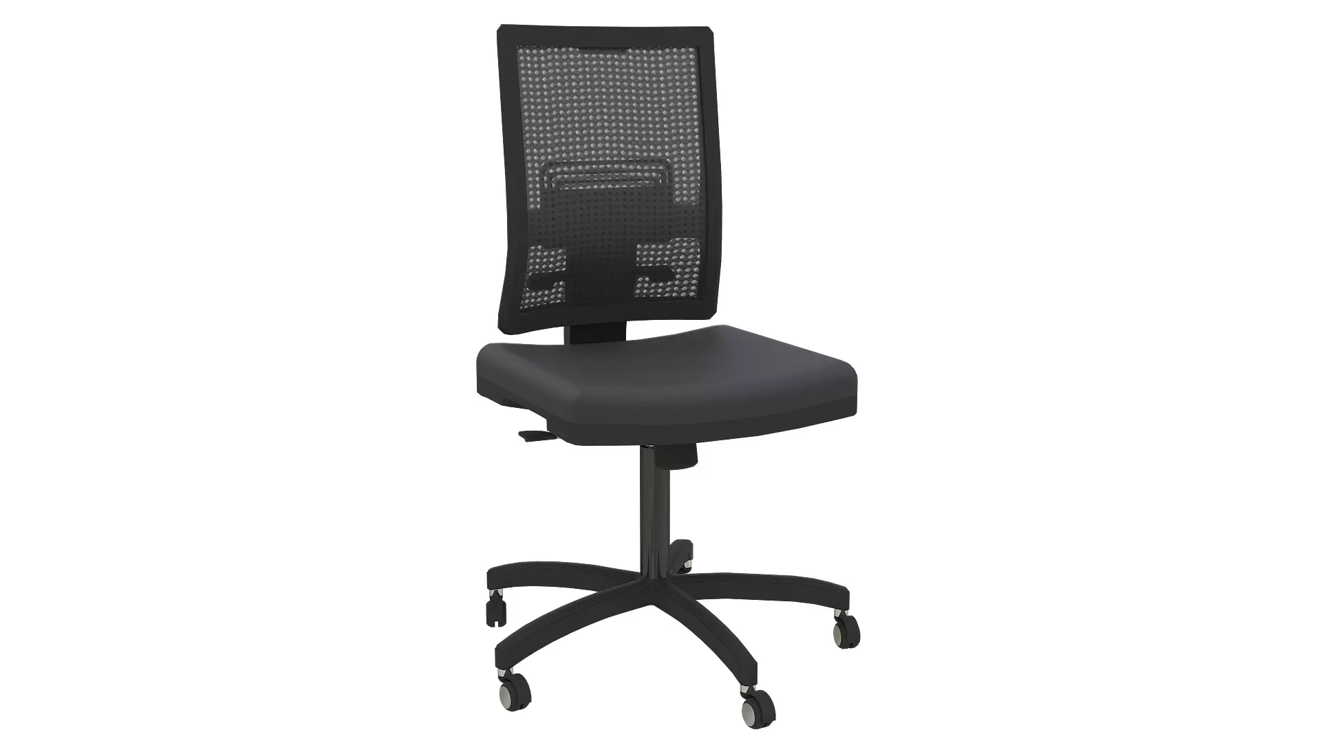 swivel speaker chair without arms 3D model