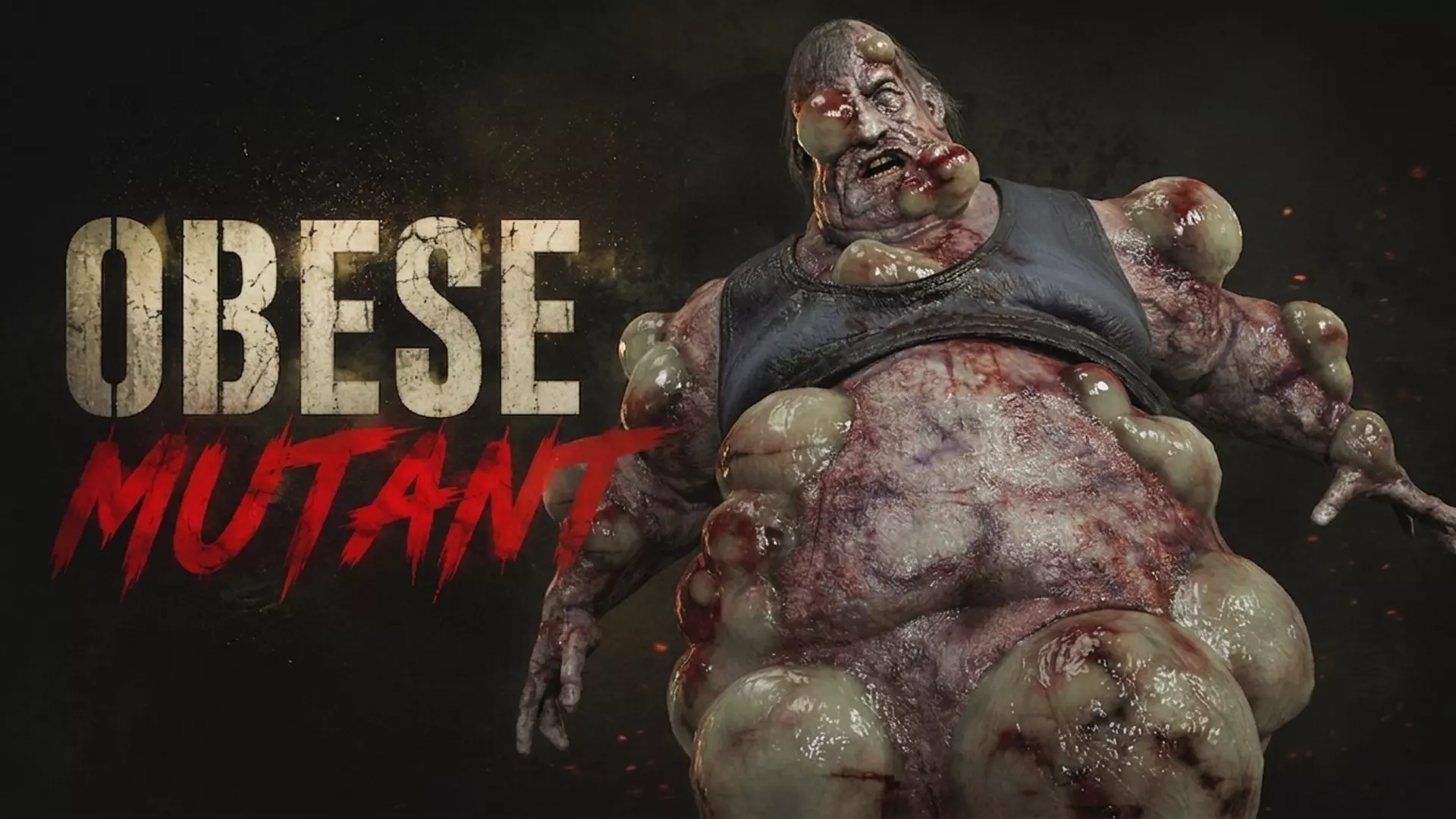 Obese Mutant Low-poly 3D model
