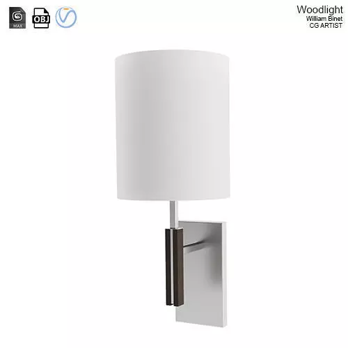 Woodlight Wall lamp Free 3D model
