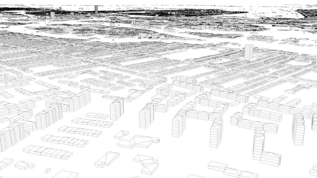 Bremen Streets and Buildings 3D model_12