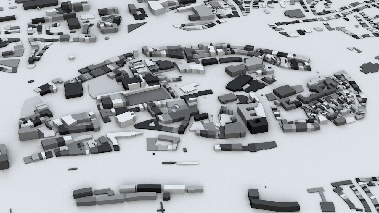 Bremen Streets and Buildings 3D model_5