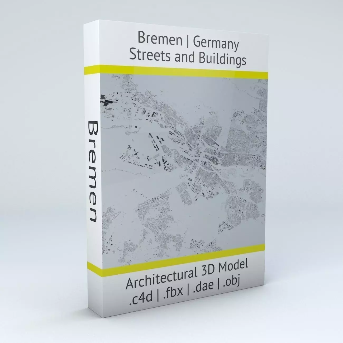 Bremen Streets and Buildings 3D model_0