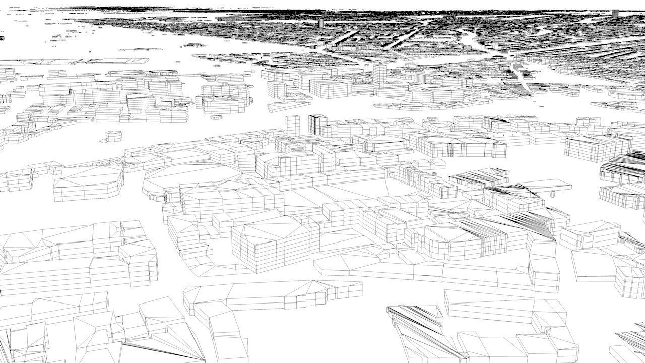 Bremen Streets and Buildings 3D model_10