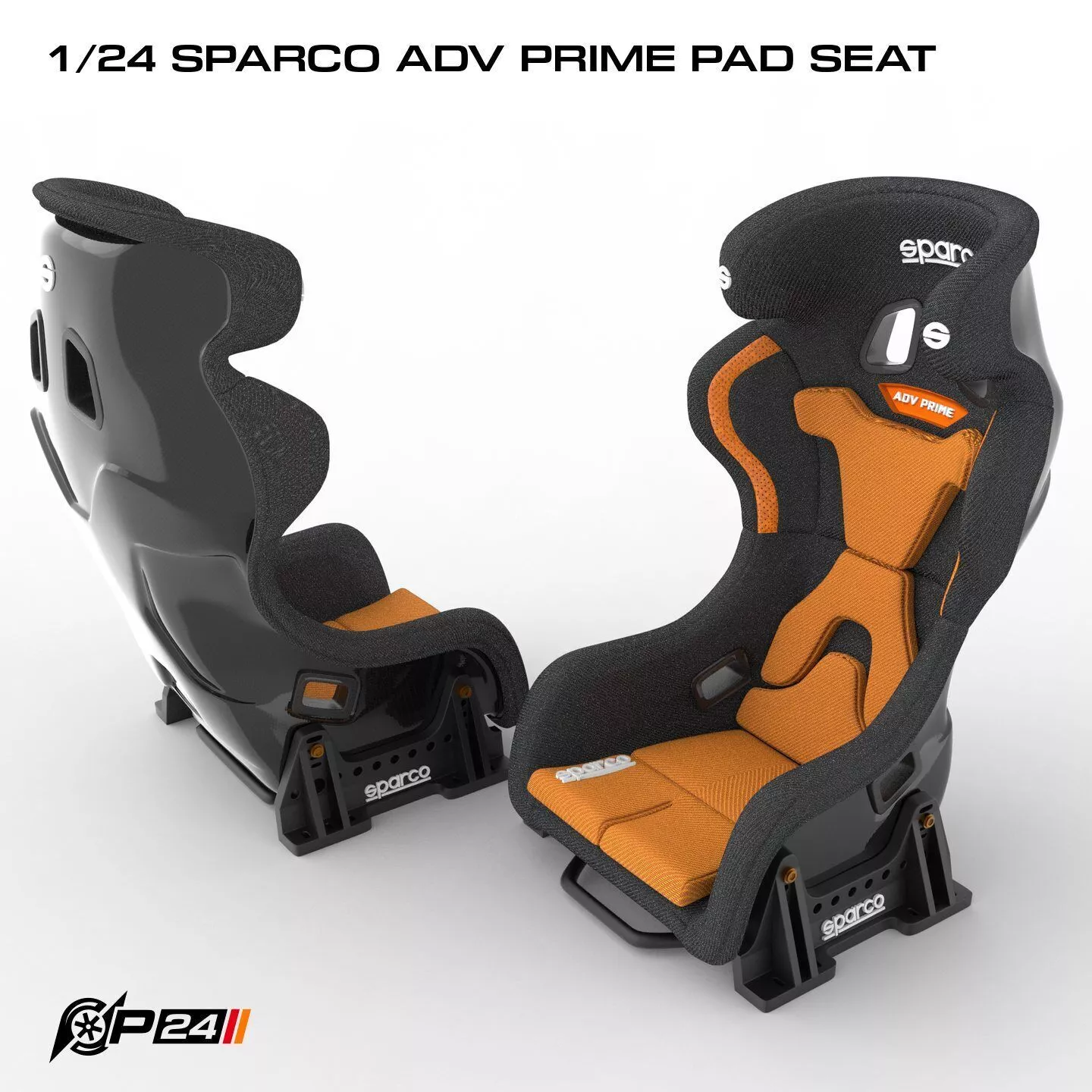 1-24th SPARCO ADV PRIME PAD seat 3D print model