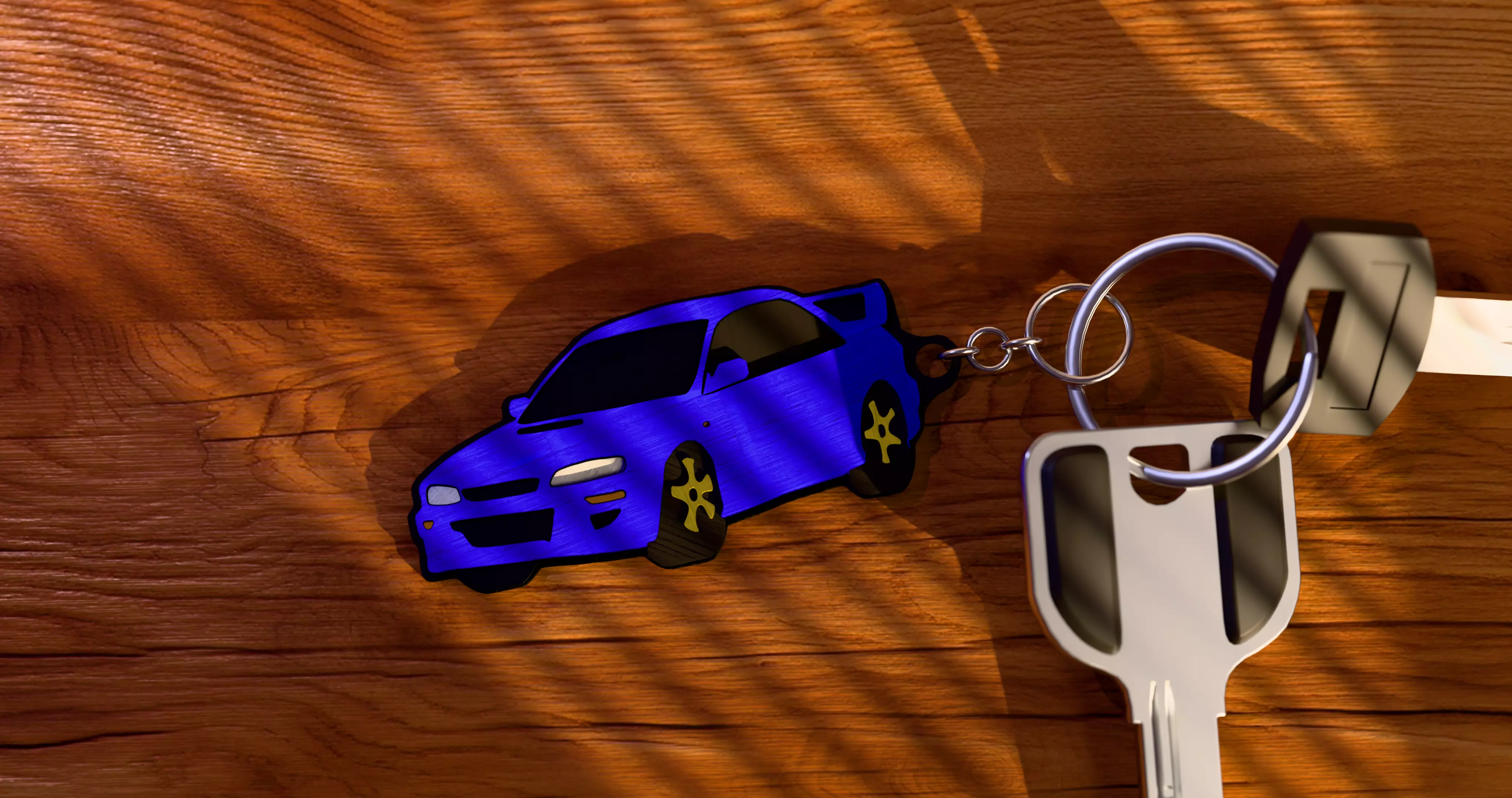 Subaru Impreza Keychain 3D print model