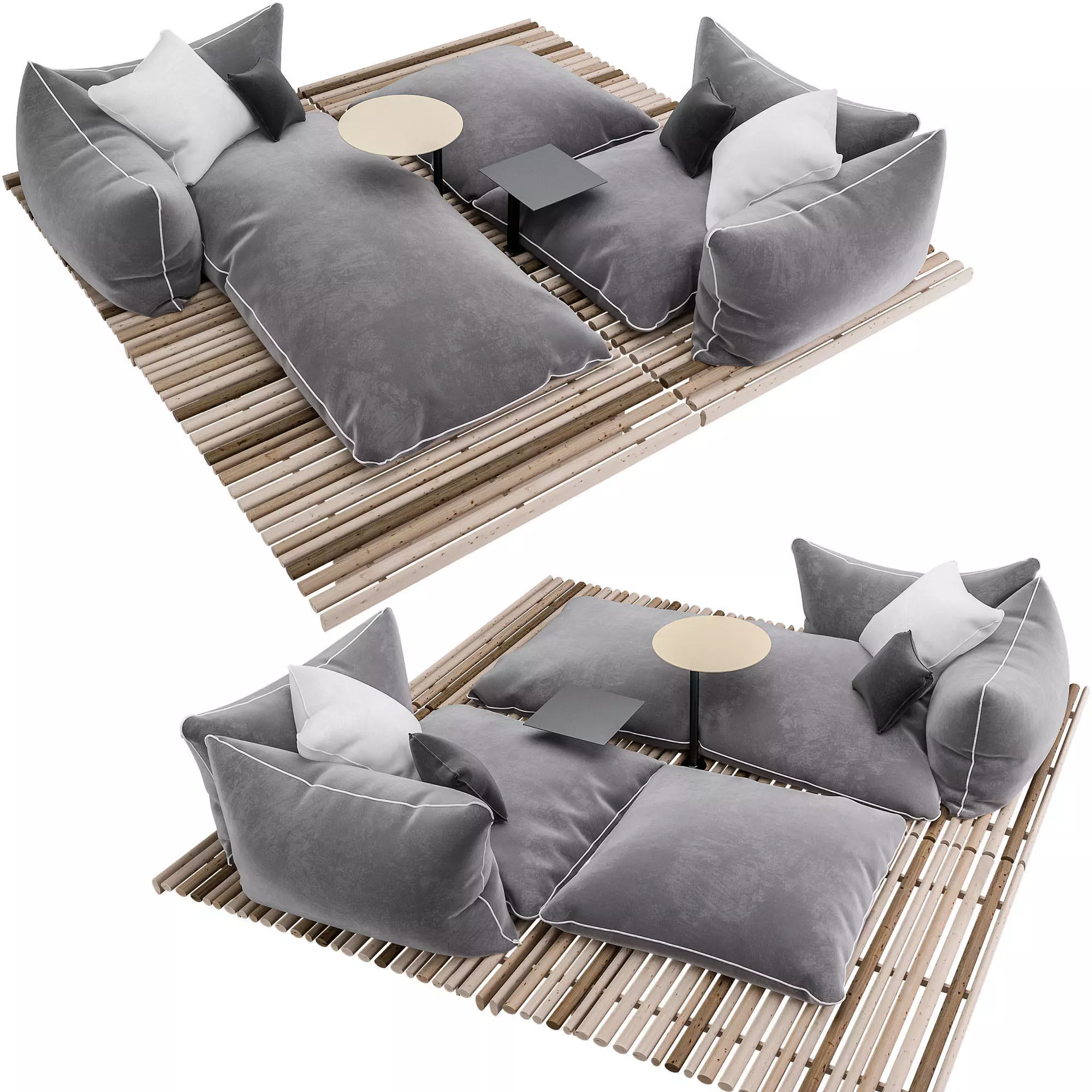 Apsara sofa by Giorgetti 3D model_0