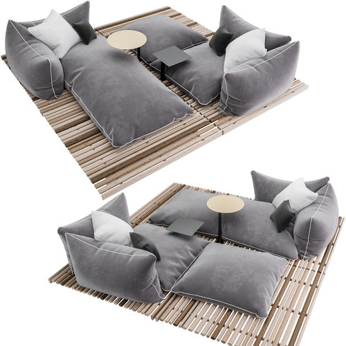 Apsara sofa by Giorgetti 3D model
