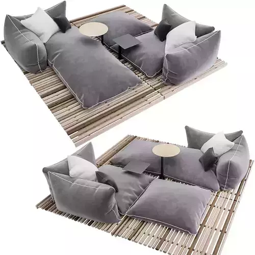 Apsara sofa by Giorgetti 3D model