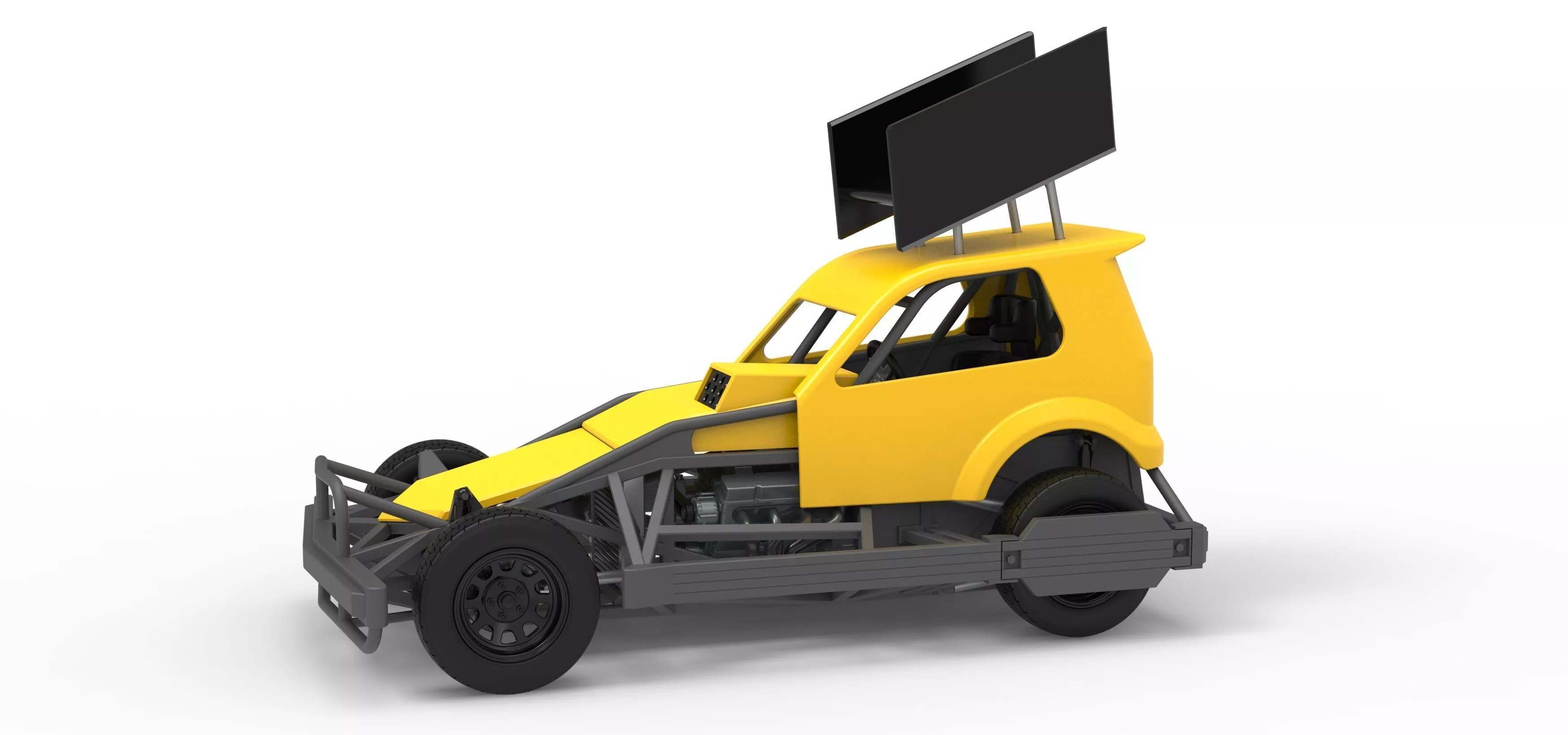 New Zealand Superstock car Version 5 Scale 1 to 25 3D print model