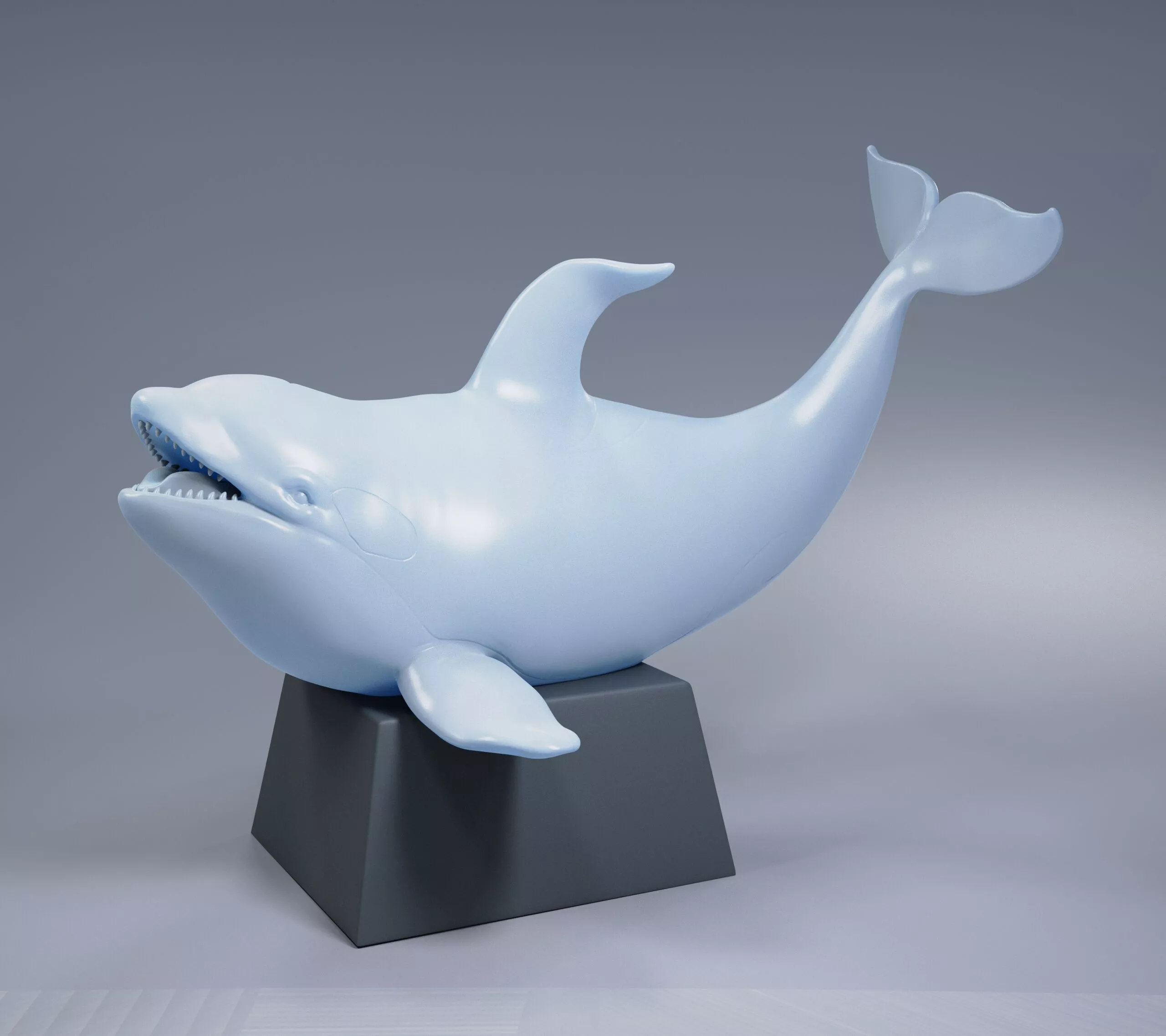 Orca whale 3D print model