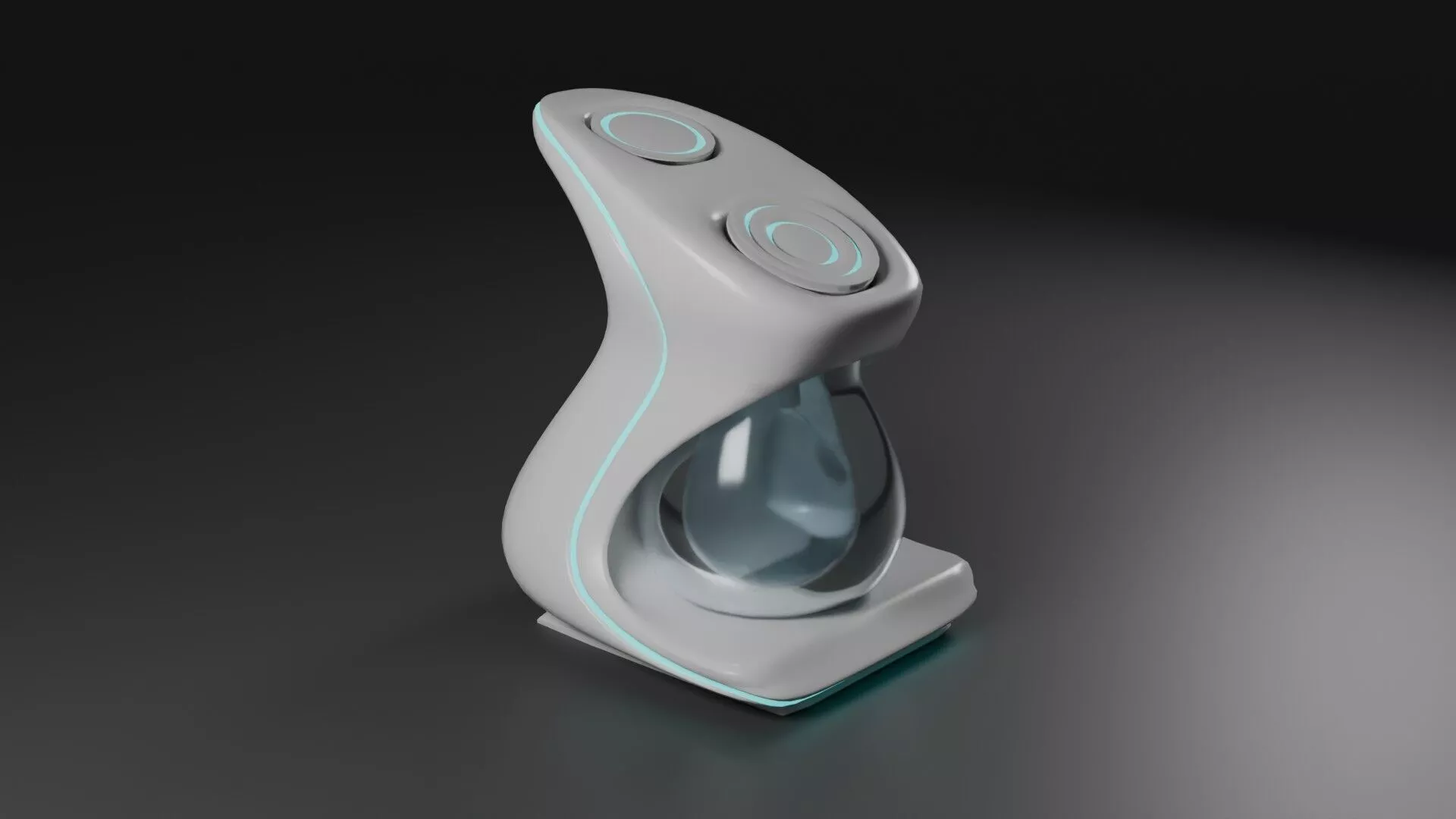 Futuristic Smart Water Purifier and Dispenser 3D model