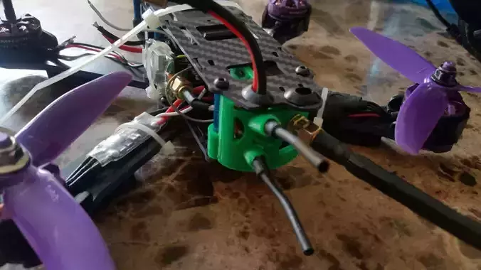 Wizard 220x  Communications Dock 34mm Standoff STANDARD 3D print model