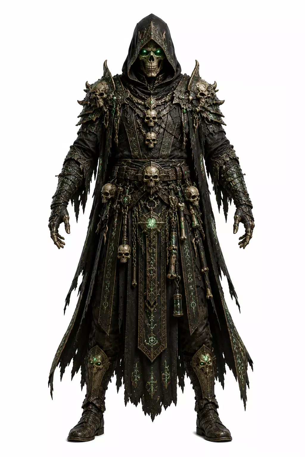 Necromancer High Detail Non Rigged Static 3D Character 3D model