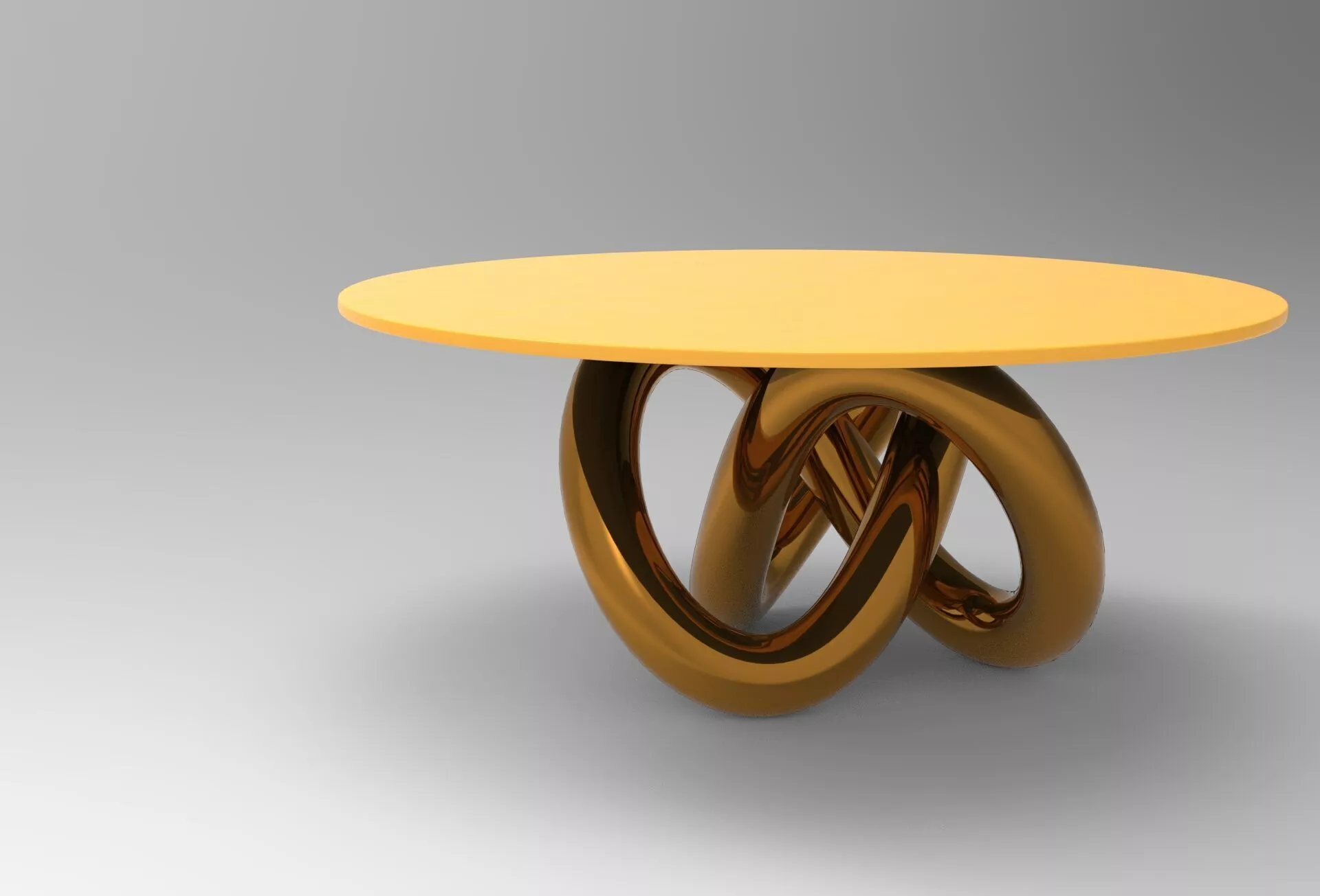 Nool Side Table Low-poly 3D model