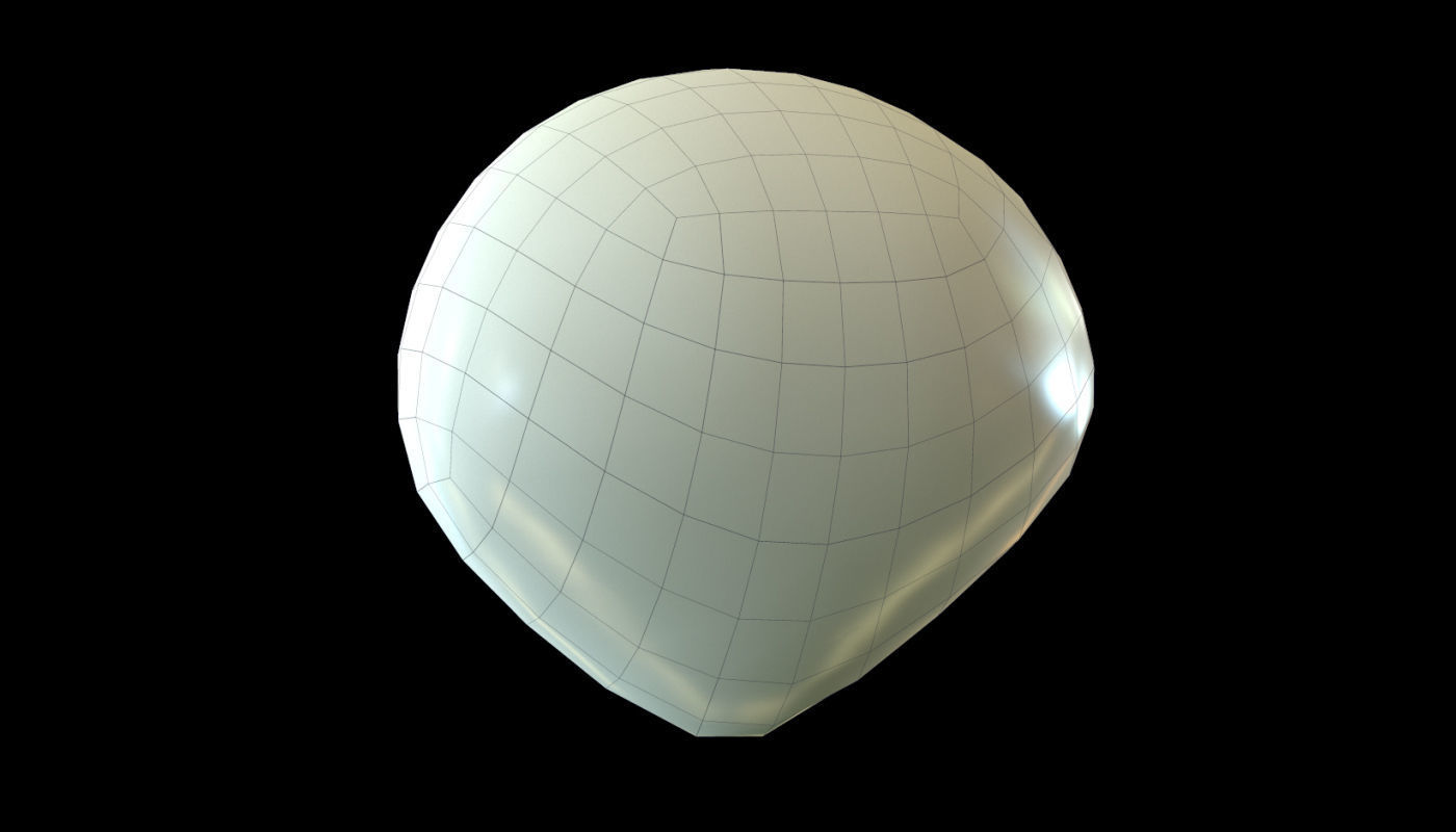 ALIEN EMOJI Low-poly 3D model_5