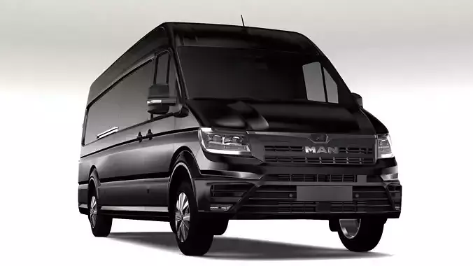 MAN TGE Van L4H2 2017 3D model