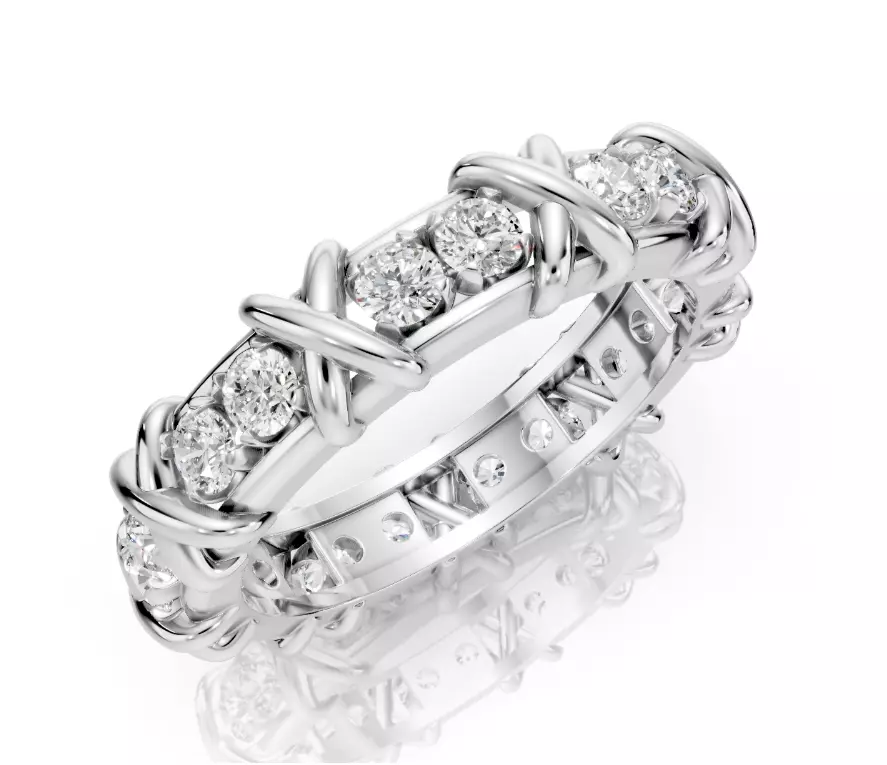 Luxury Solitaire Ring Jewelry 3D Print Model STL 3D print model