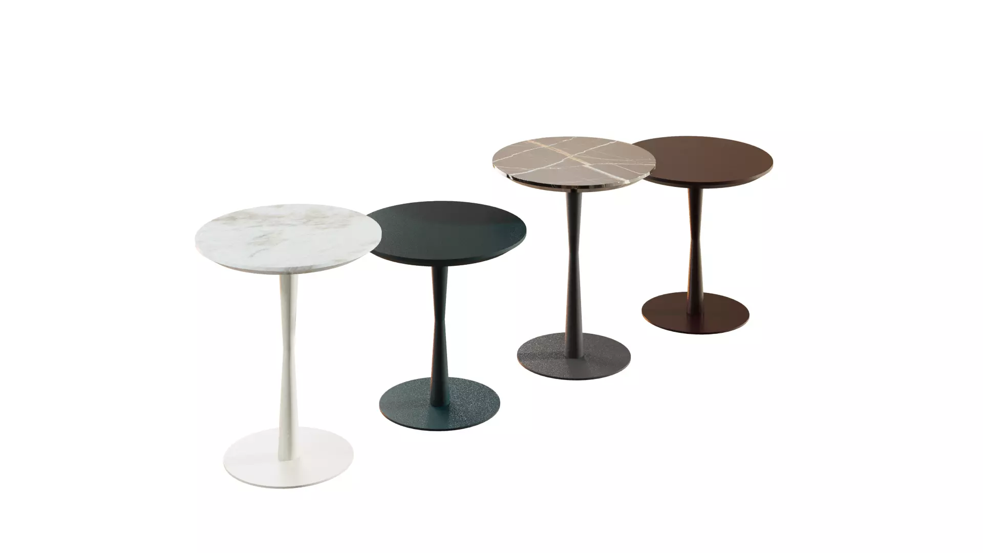 Coffee table set 3D model