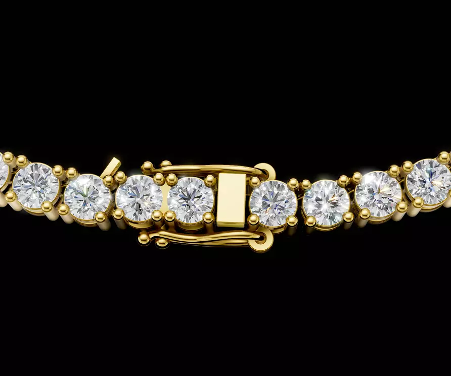 3mm Tennis Bracelet Jewelry 3D Print Model STL 3D print model