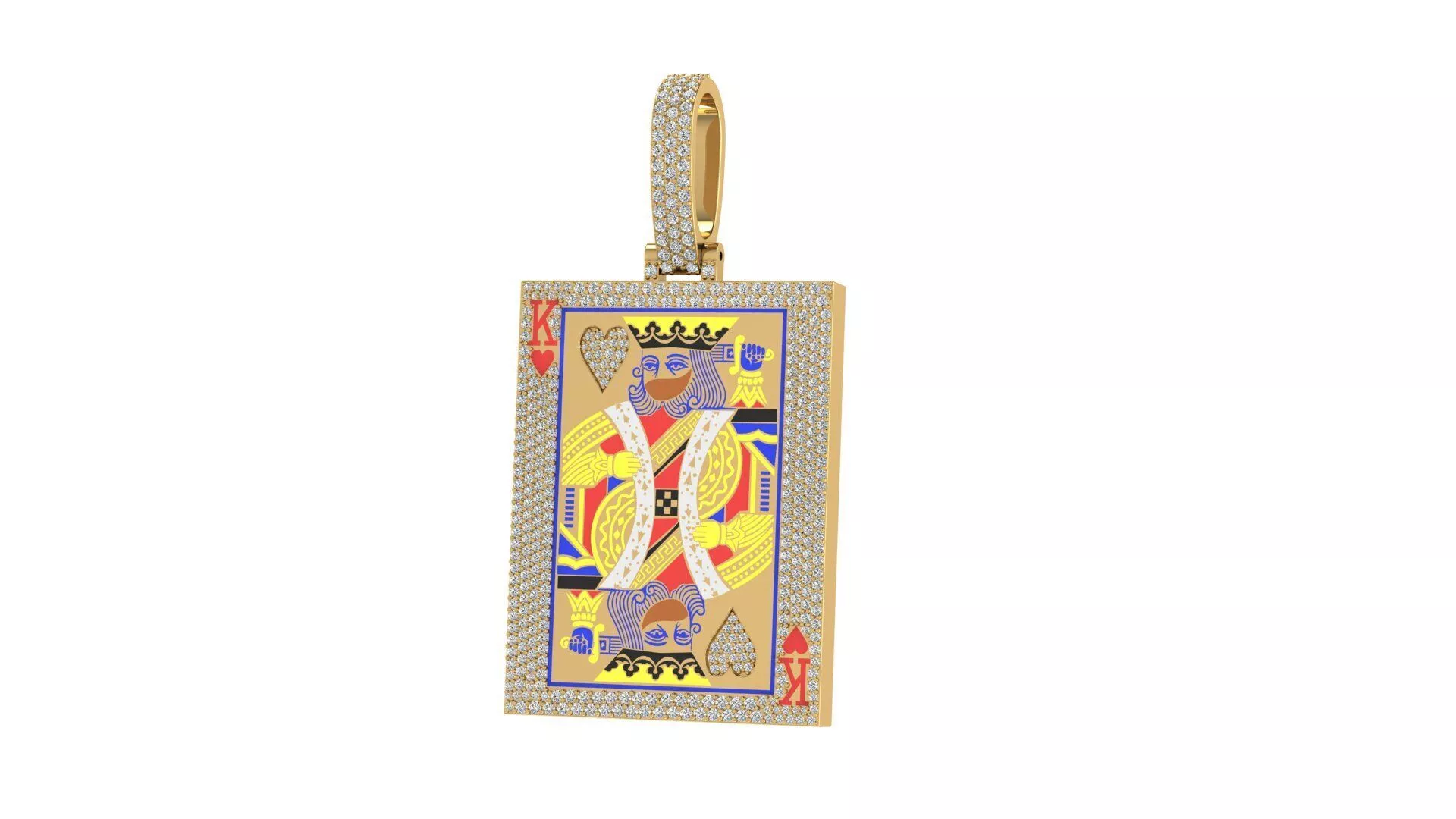 king of Cups Pendant 3D print model