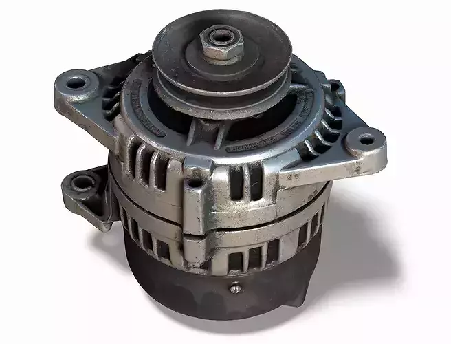 Car Alternator - PBR Game Ready Low-poly 3D model