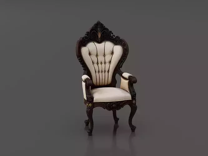 Chair 10 Low-poly 3D model