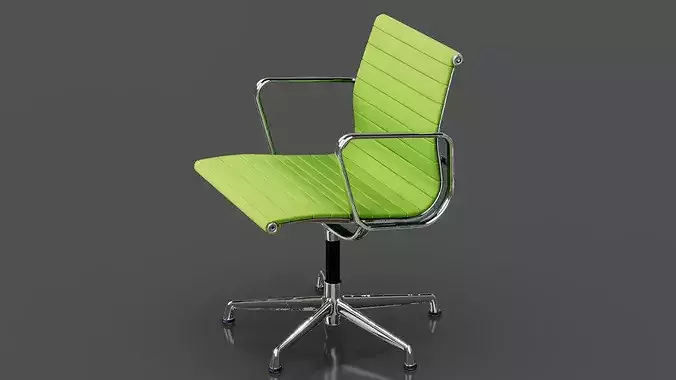 Chair 14 Low-poly 3D model 2