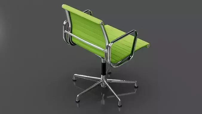 Chair 14 Low-poly 3D model 5