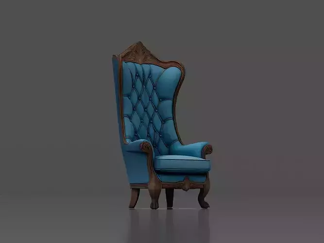 Chair 9 Low-poly 3D model