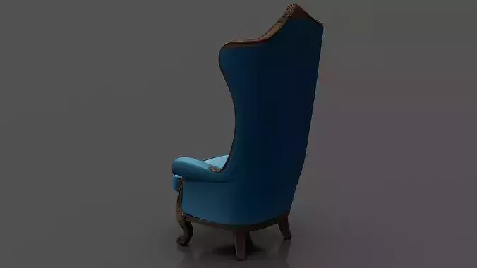 Chair 9 Low-poly 3D model 3