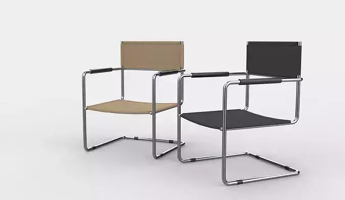 cantilever chair  3D model 3