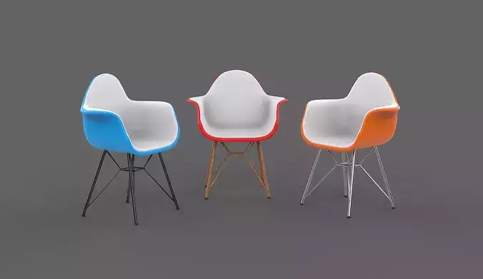 Eames DAR Stol 02 3D model