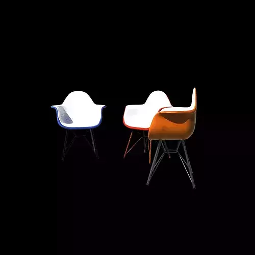 Eames DAR Stol 02 3D model 3