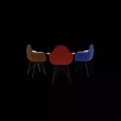 Eames DAR Stol 02 3D model 5